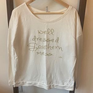 Well dressed southern mess light weight sweatshirt